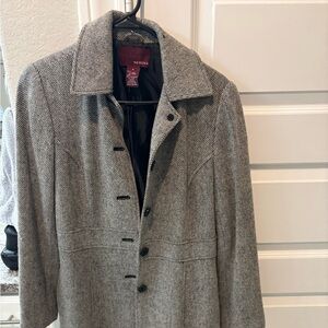 Merona Wool Blend Long Winter Coat, Size Small, Perfect with All Outfits